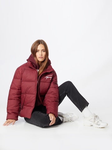 Tommy Jeans Winter Jacket in Red