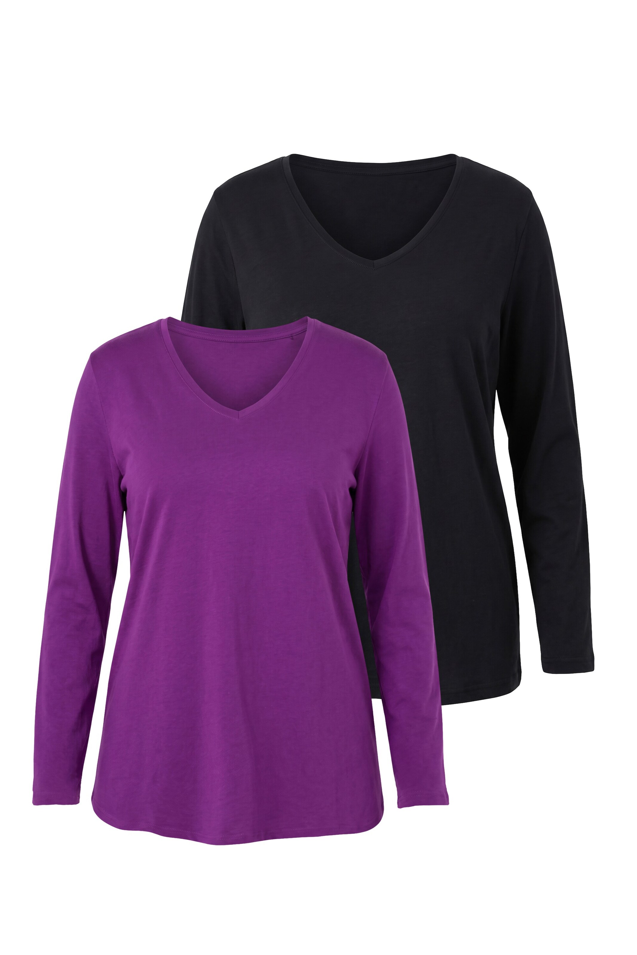 Ulla Popken Shirt in Purple: front
