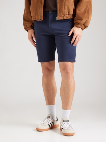 Regular Pantalon chino 'Bowie' JACK & JONES en bleu : devant