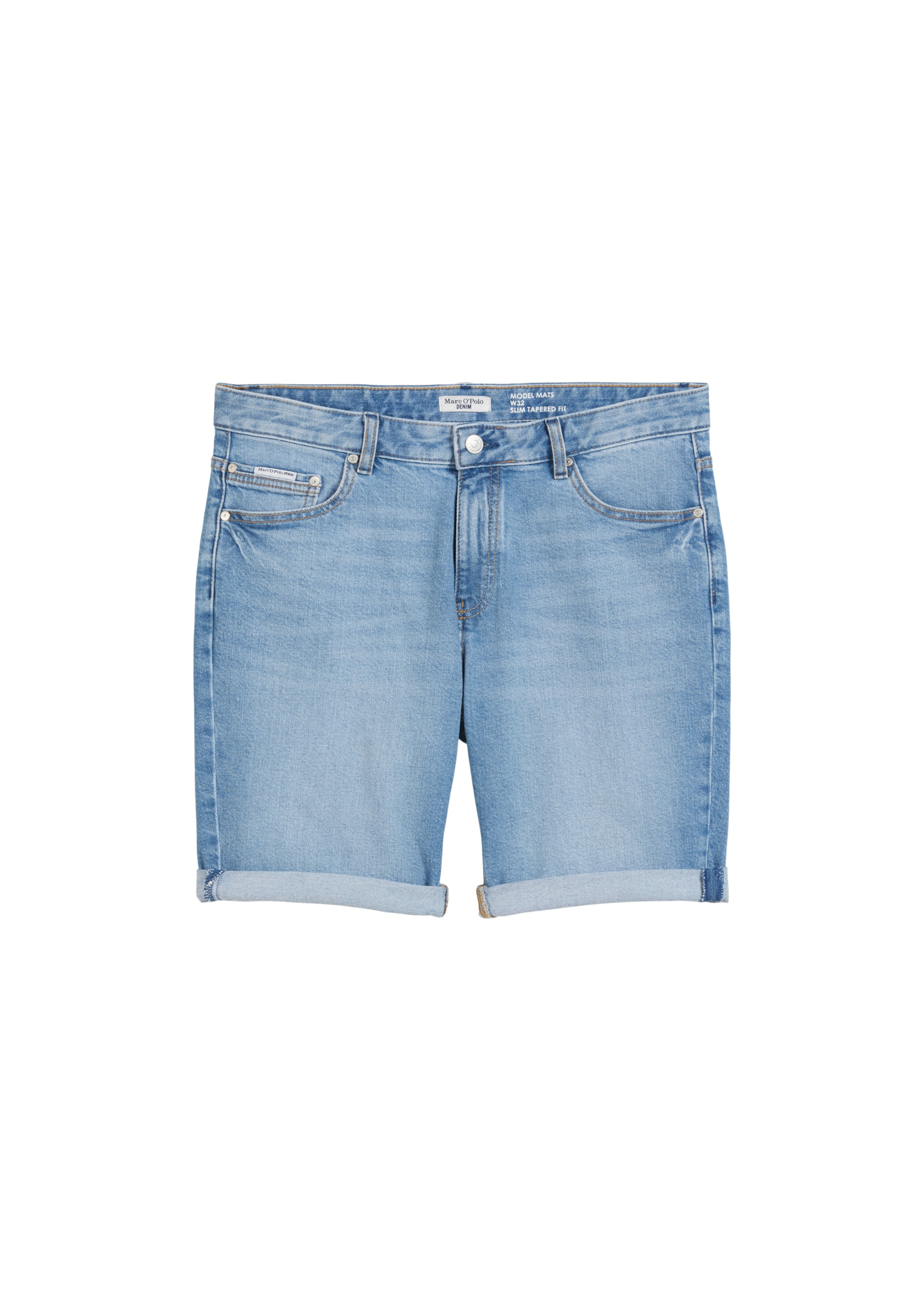 Marc O'Polo DENIM Tapered Jeans in Blau: Vorderseite