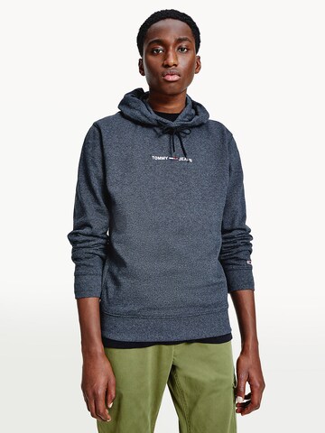 Felpa 'Essential' di Tommy Jeans in nero: frontale