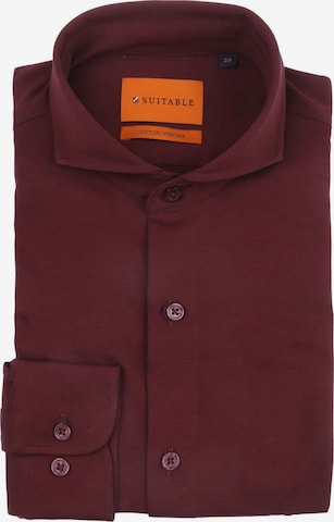 Suitable Hemd in Rot: Vorderseite
