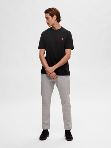T-Shirt SELECTED HOMME en noir