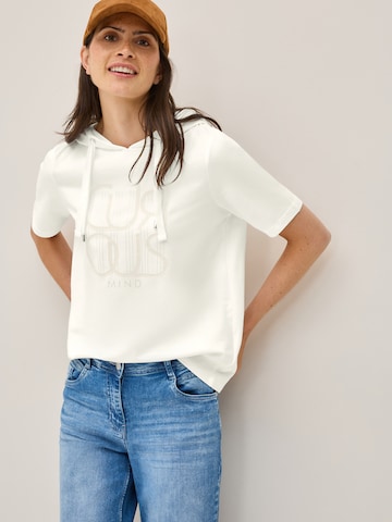 T-shirt CECIL en blanc : devant