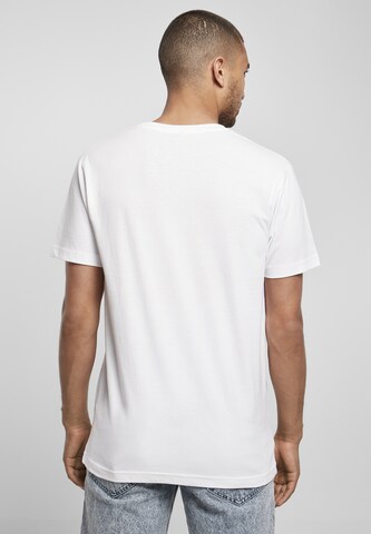 T-Shirt 'Pizza Moon' Mister Tee en blanc