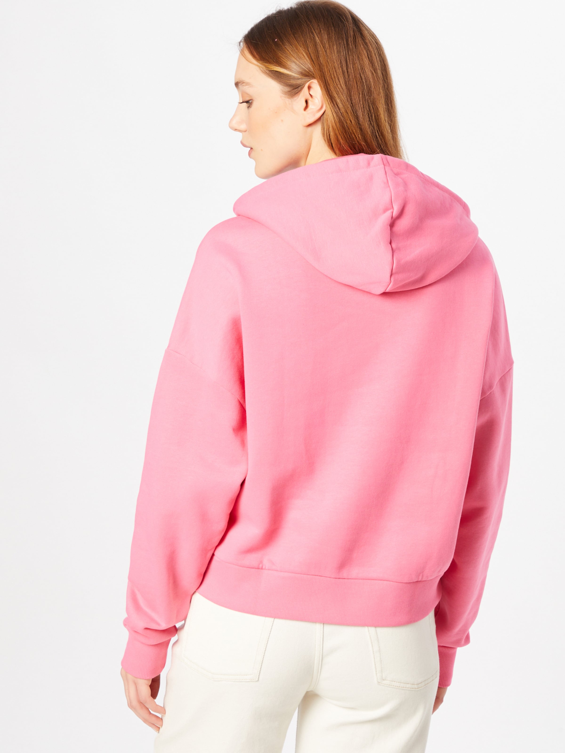 pink guess sweatshirt