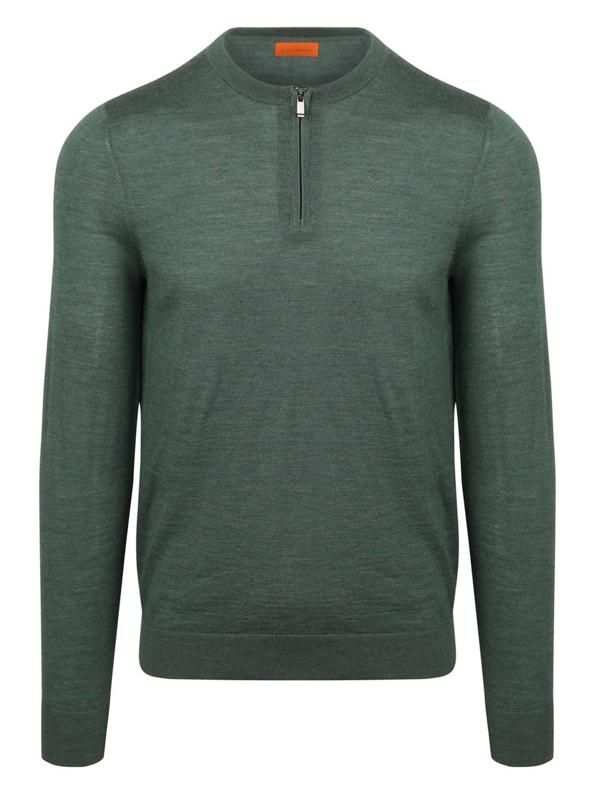 Suitable Shirt in Groen: voorkant