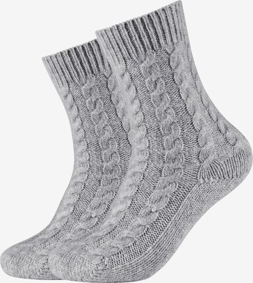 camano Socks in Grey: front