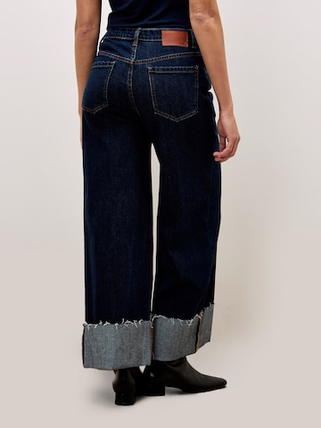 Apricot - Loosefit Vaquero 'Ikeda' en azul