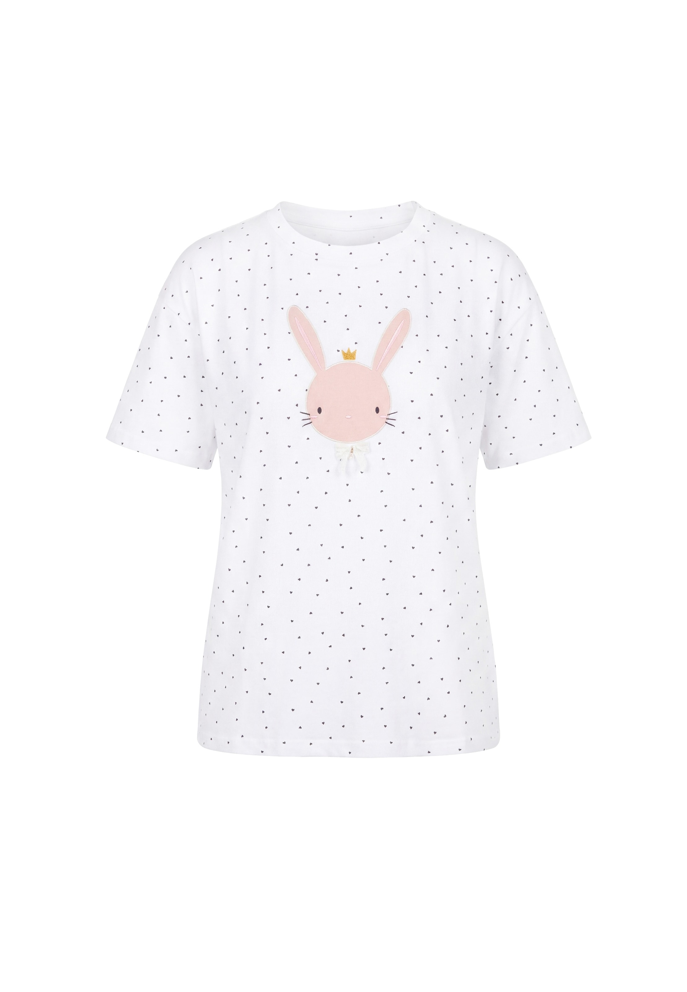 MYMO Camisa 'Pop' em S em amarelo dourado / cor-de-rosa / preto / branco, Vista do artigo