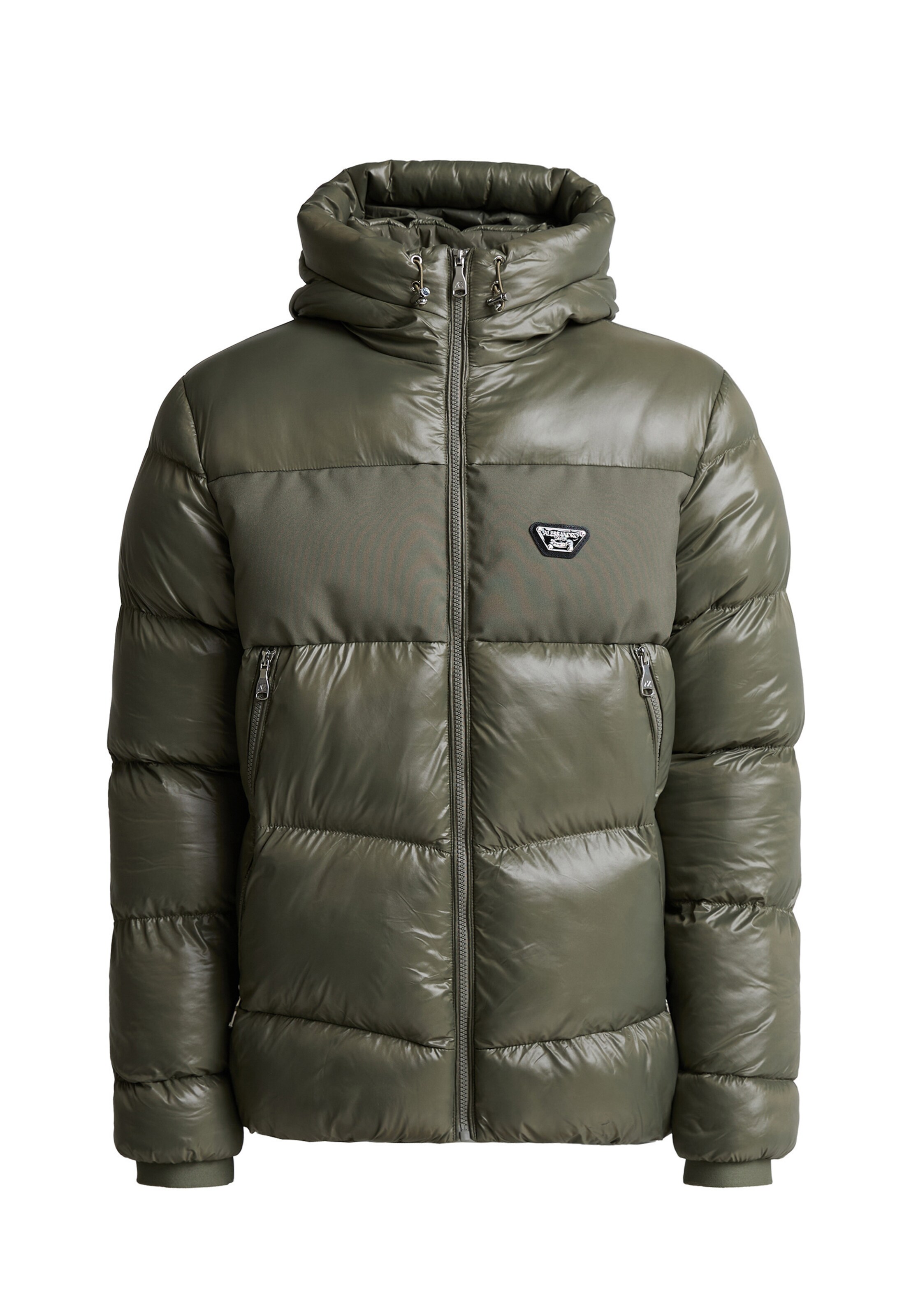 Alessandro Zavetti - Casaco de inverno 'Catrio 2.0' em verde: frente