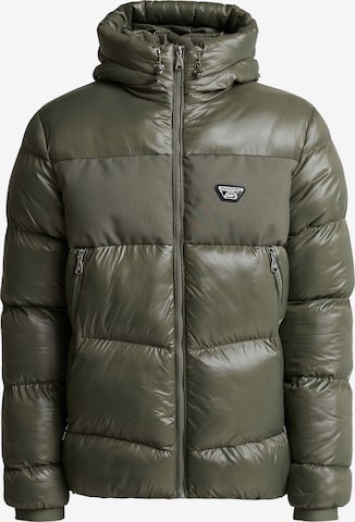 Alessandro Zavetti - Casaco de inverno 'Catrio 2.0' em verde: frente