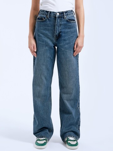 Dr. Denim Regular Jeans 'Echo High Straight' in Blauw