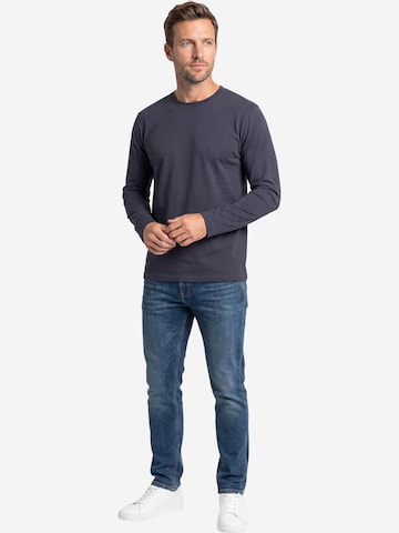 Ragman Shirt 'Basic' in Blue