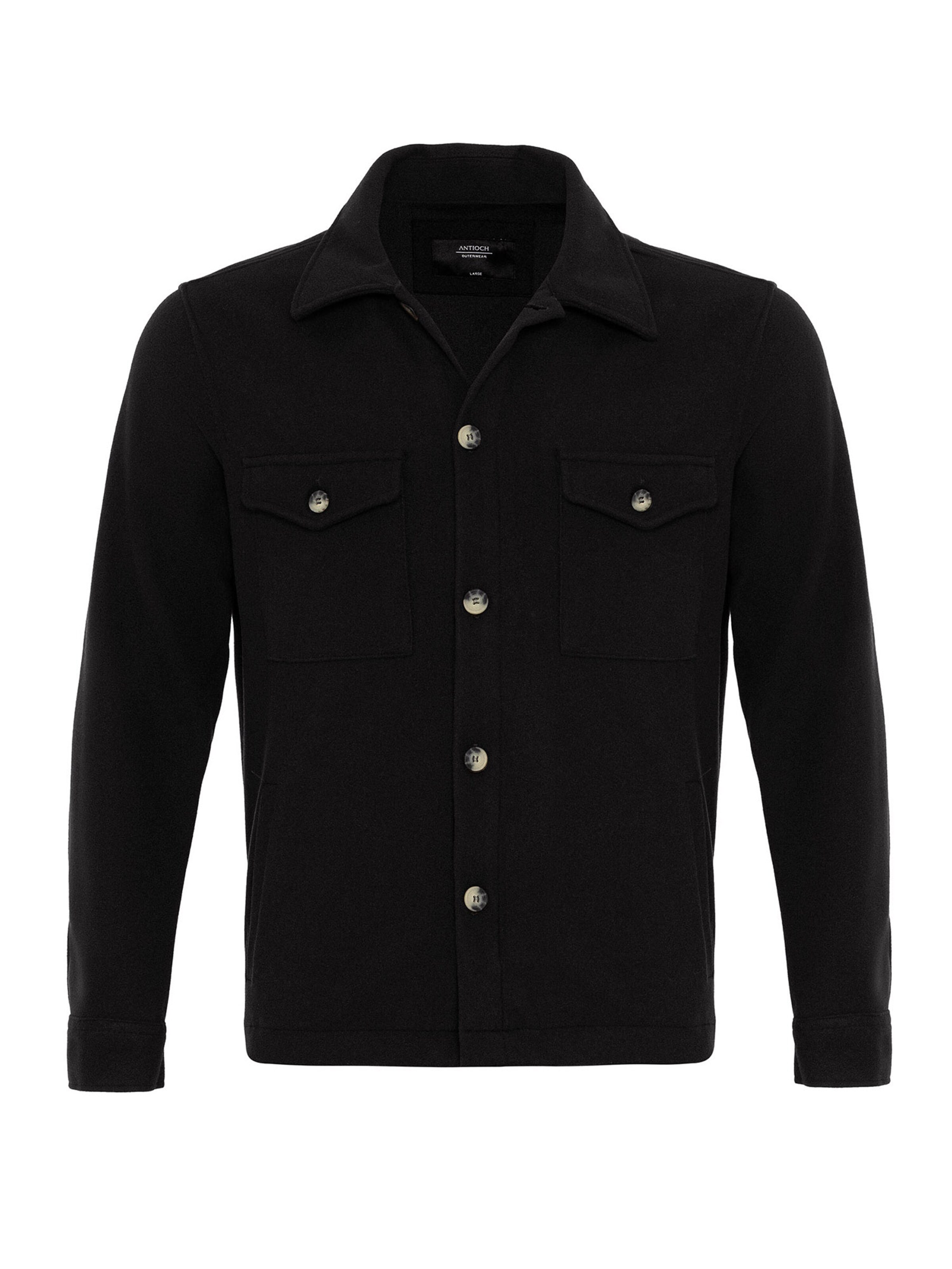 Antioch Overgangsjakke i sort: forside