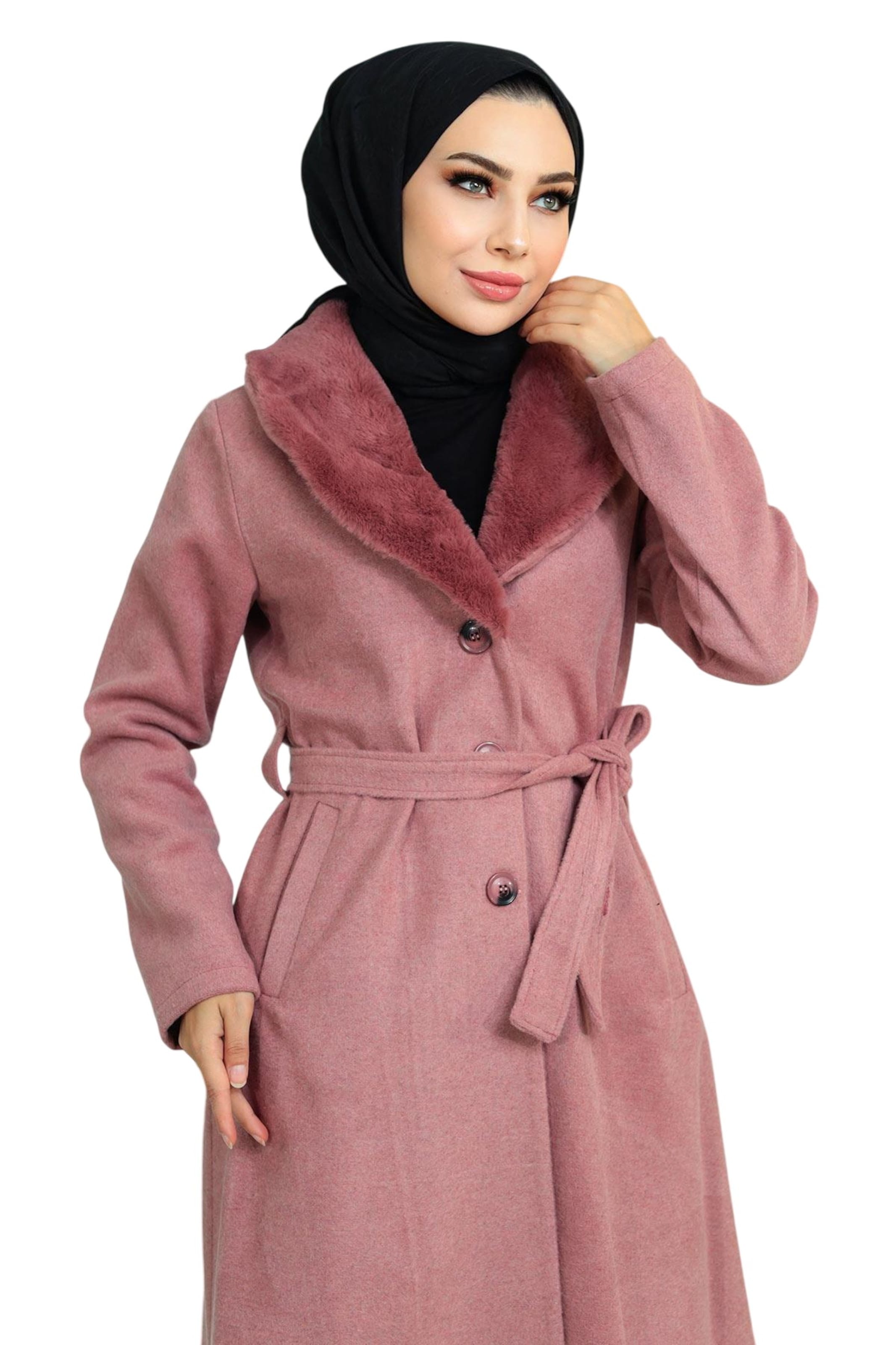 MODAMIHRAM Tussenmantel in Roze