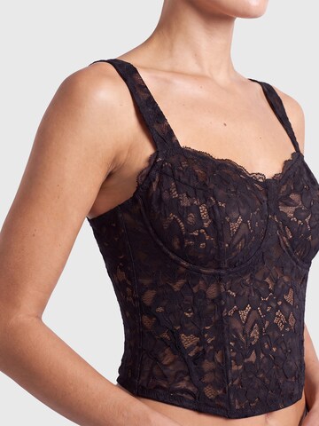 APART Corsage in Schwarz