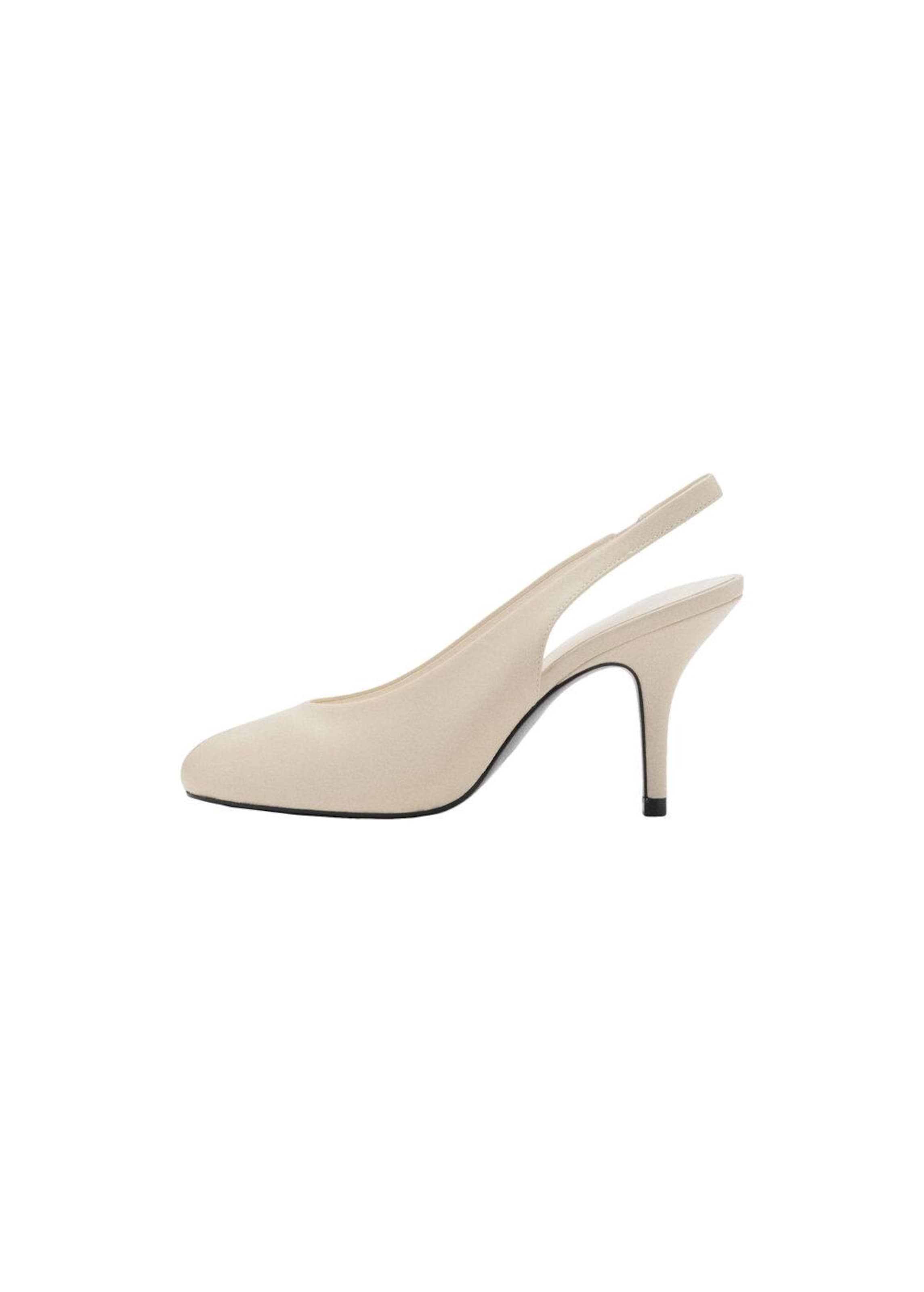 MANGO Slingpumps 'Popa' in Beige: Vorderseite