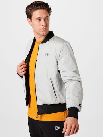 Veste mi-saison Starter Black Label en gris : devant