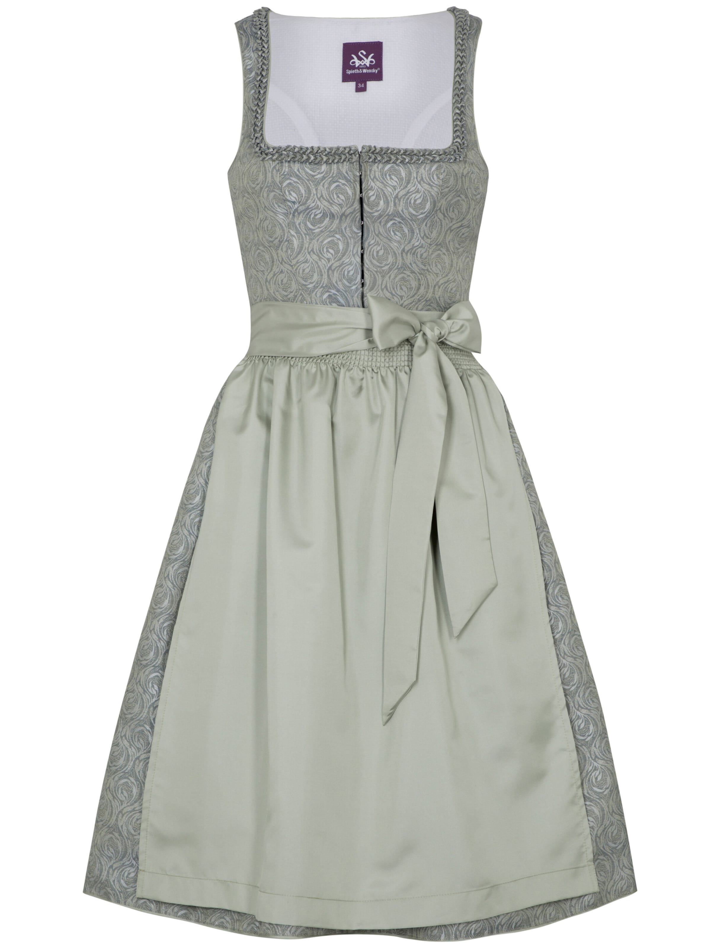 SPIETH & WENSKY Dirndl 'Dirndl Fiore' in Green: front
