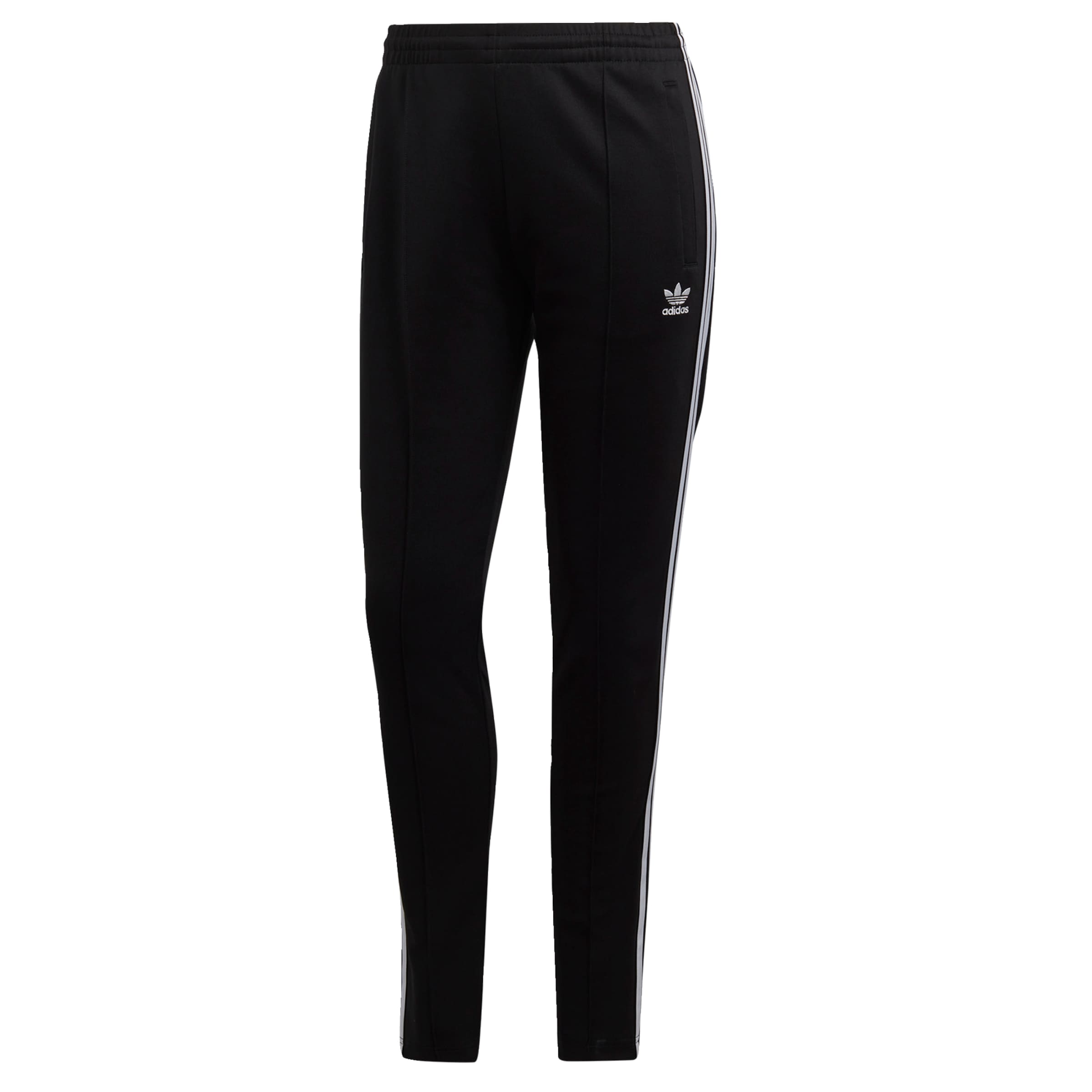 ADIDAS ORIGINALS Slimfit Broek in Zwart: voorkant