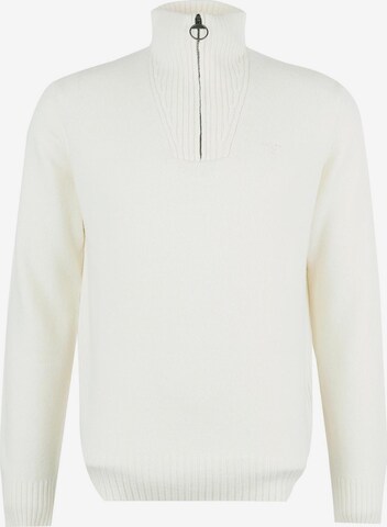 Barbour Sweter w kolorze biały: przód