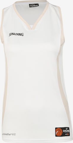 Sport top 'Jam' de la SPALDING pe alb: față