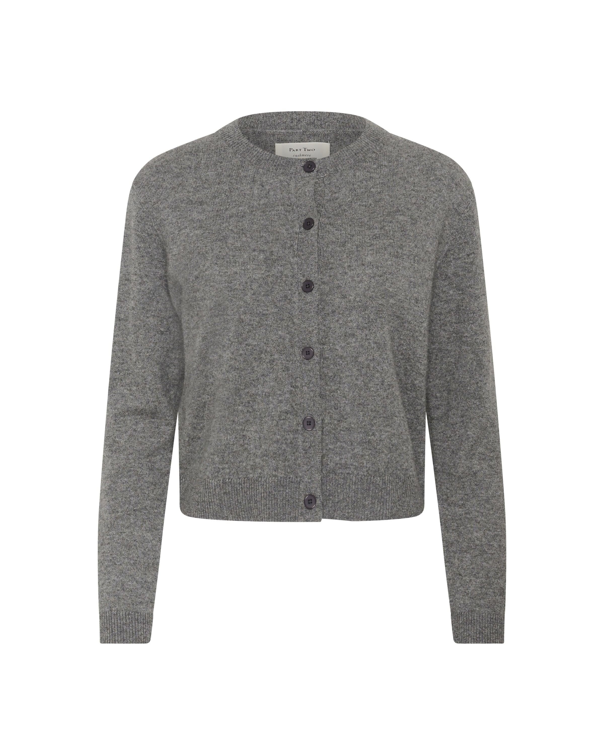 Part Two Strickjacke 'Carimi' in Grau: Vorderseite