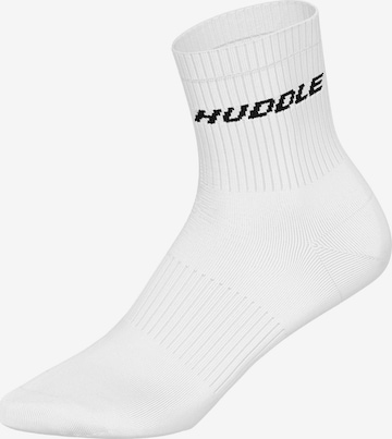 Chaussettes Huddle en blanc : devant