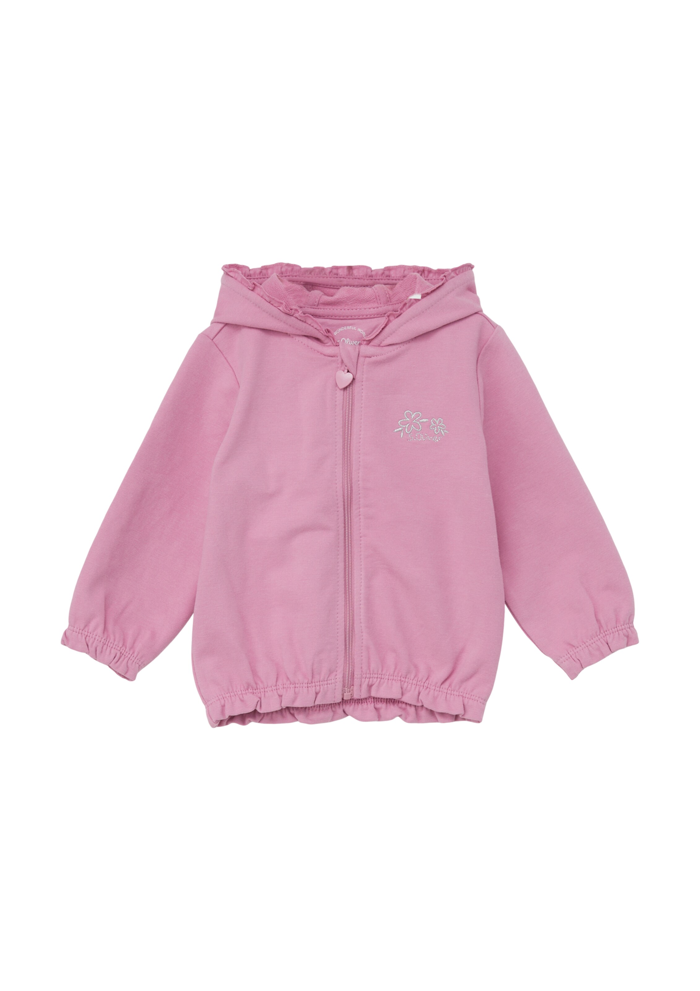 Veste de survêtement s.Oliver en rose : devant