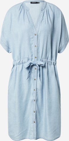 Robe-chemise 'Rowe' SOAKED IN LUXURY en bleu : devant