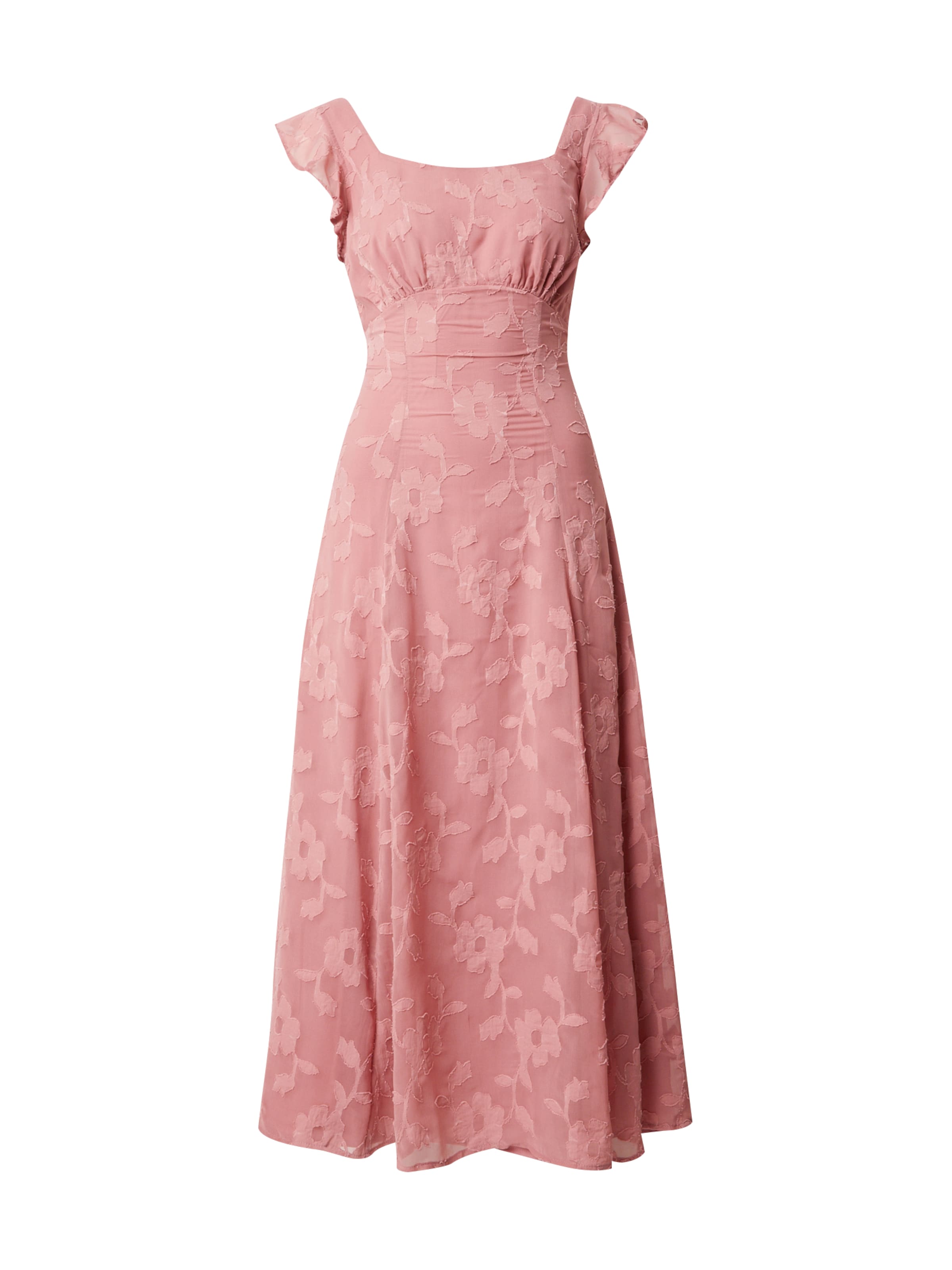 Maya Deluxe Dress in Pink: front
