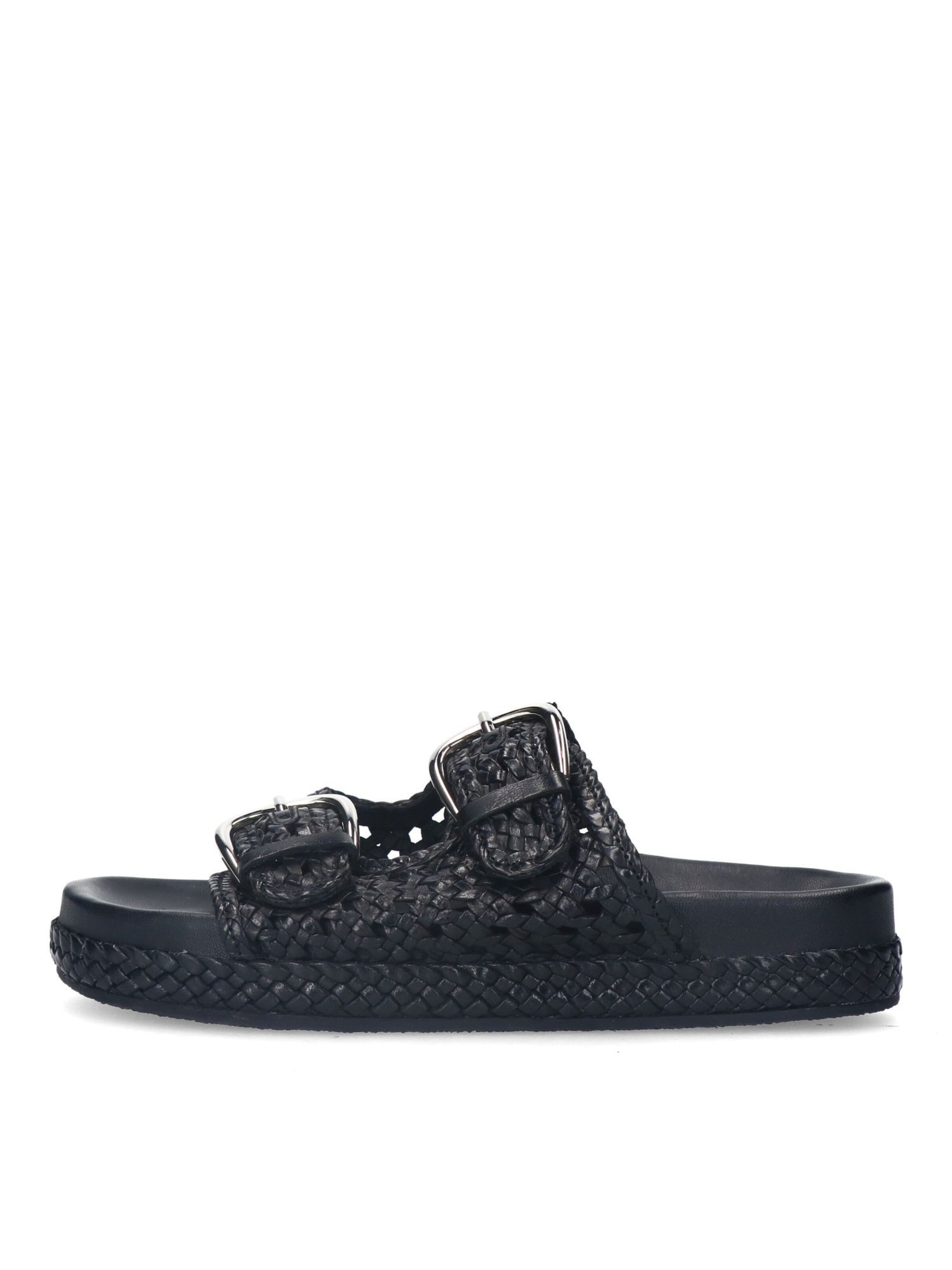 MANFIELD Mules in Black