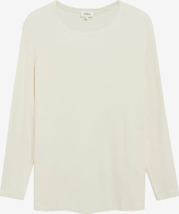 T-shirt s.Oliver en beige : devant