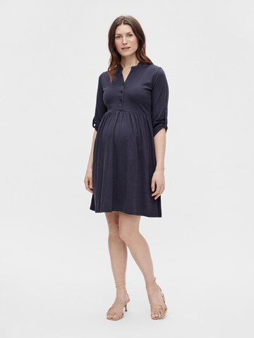 MAMALICIOUS Shirt Dress 'Evi Lia' in Blue