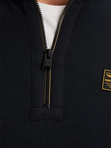PME Legend Collegepaita 'Pullover with half-zip' värissä sininen