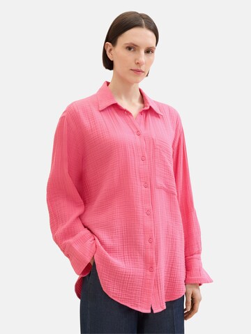 TOM TAILOR Blouse in Roze