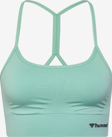 Hummel Bustier Sport-BH 'TIFFY' in Grün: predná strana