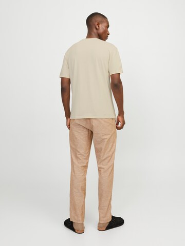 JACK & JONES Shirt 'MARBELLA' in Beige