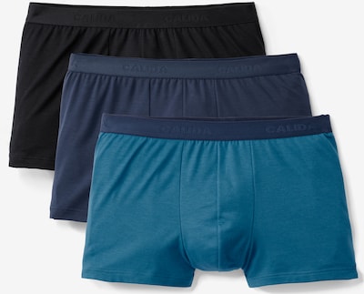 CALIDA Bokserice u morsko plava / cijan plava / crna, Pregled proizvoda