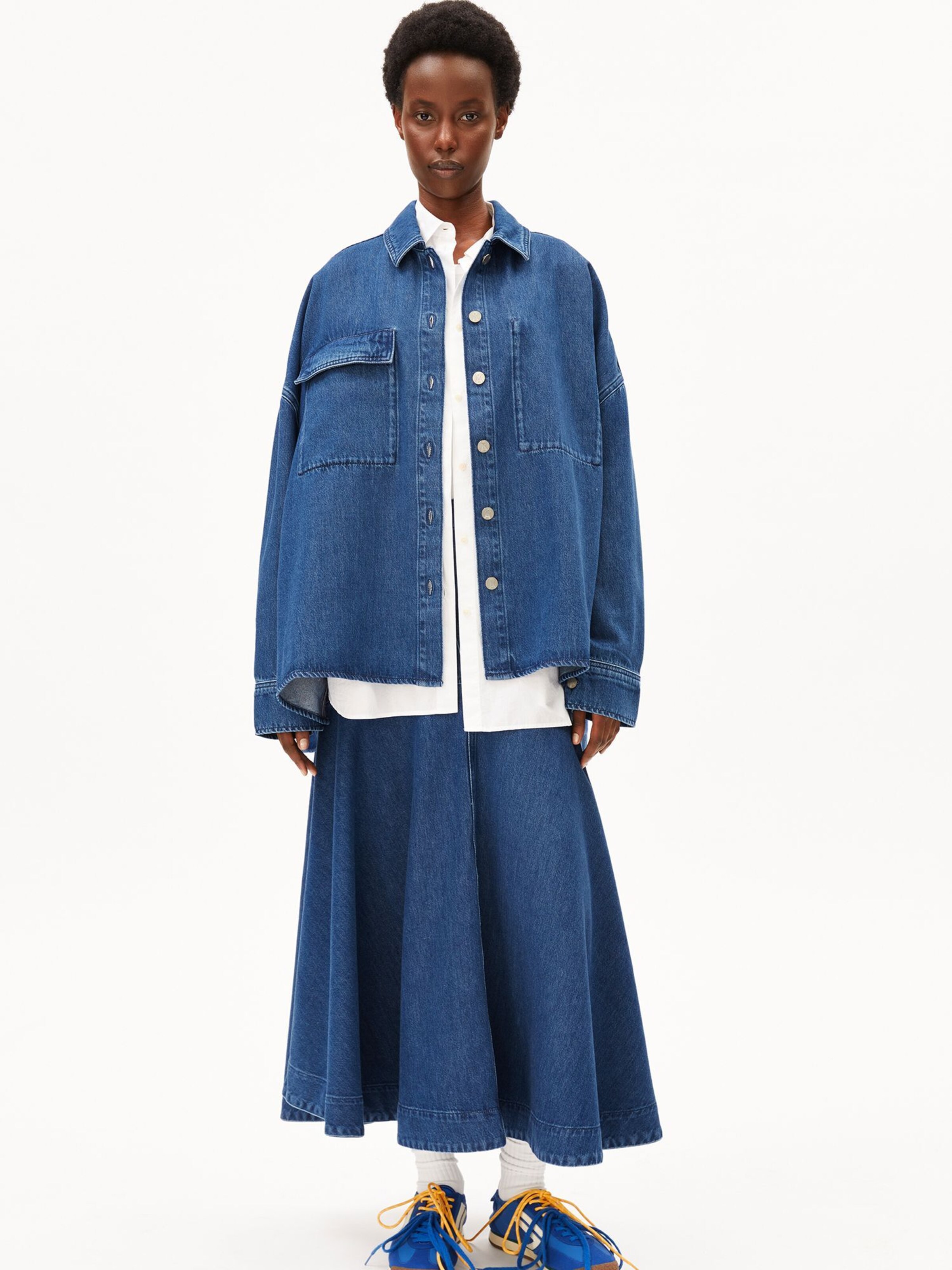 ARMEDANGELS Rok in Blauw