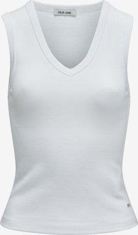 Haut Salsa Jeans en blanc : devant