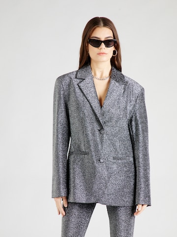 NLY by Nelly Blazer in Silver: front