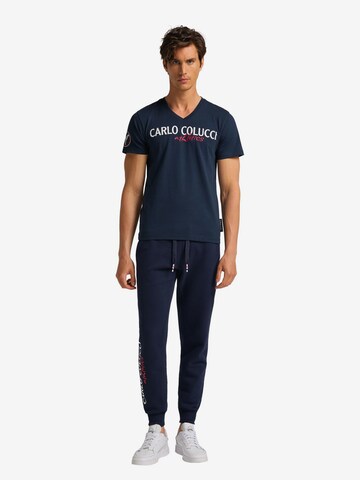 T-Shirt 'Conte' Carlo Colucci en bleu