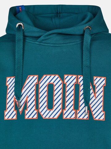 salzhaut Sweatshirt 'Heff - Moin' in Grün: Vorderseite