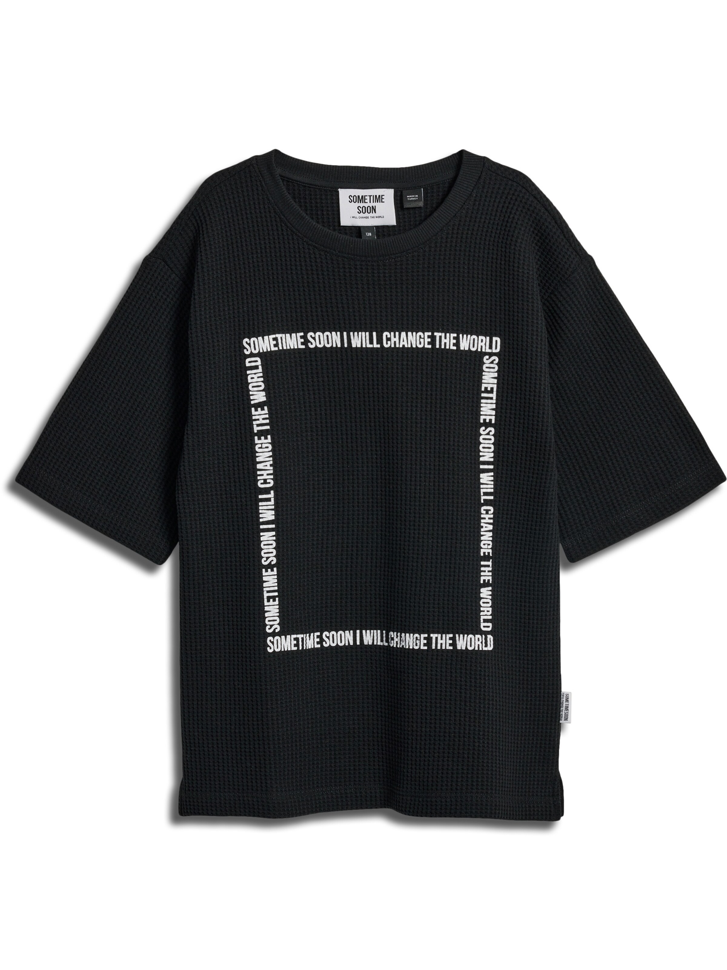 SOMETIME SOON Shirts i sort: forside