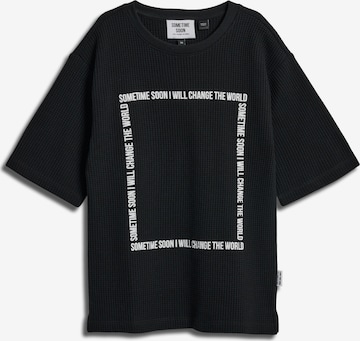 SOMETIME SOON T-Shirt in Schwarz: Vorderseite
