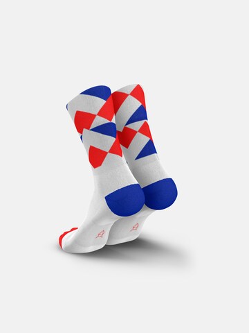 INCYLENCE Athletic Socks 'PEAKS' in Red