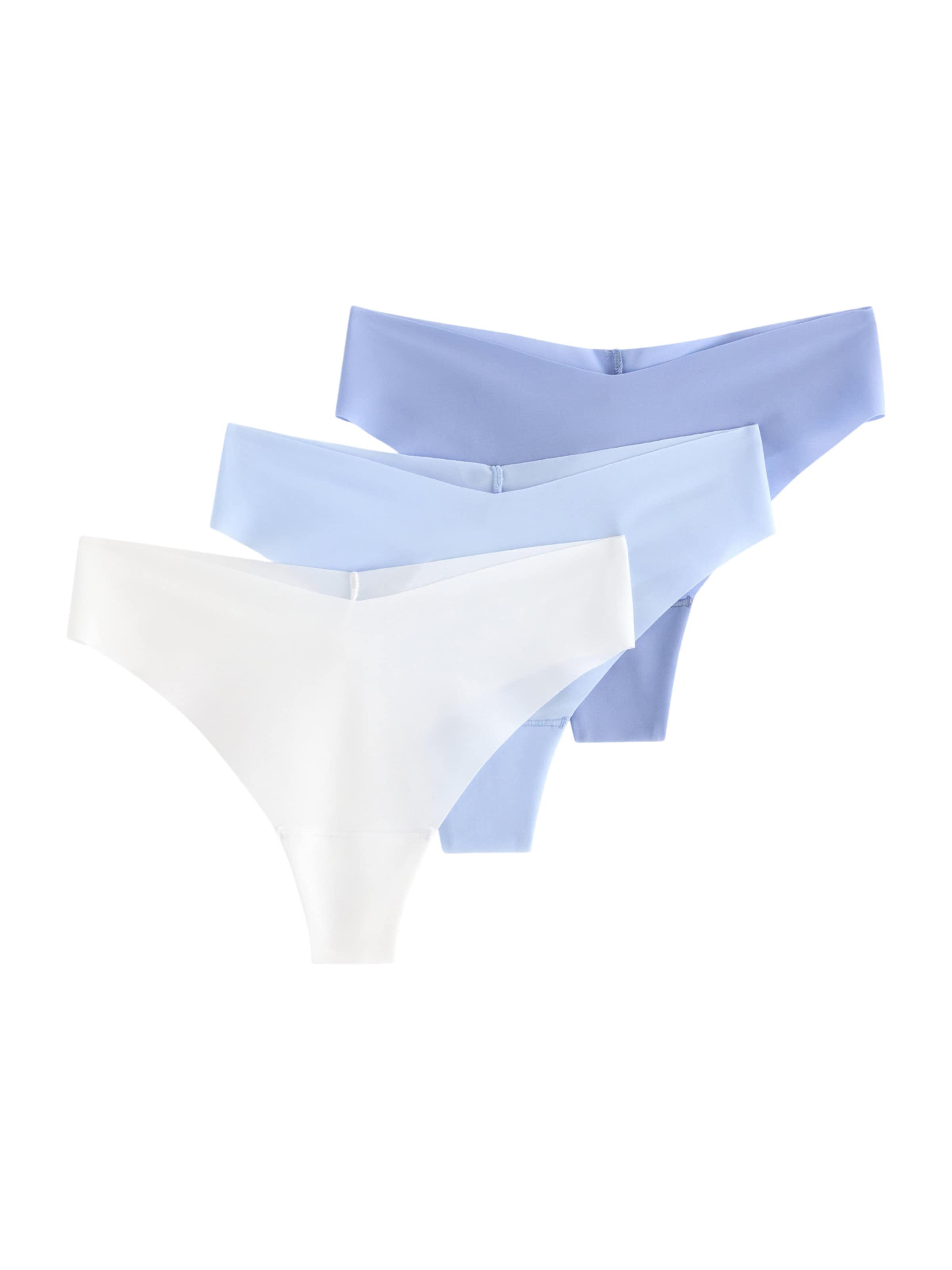 Lindex Стринг в синьо: отпред