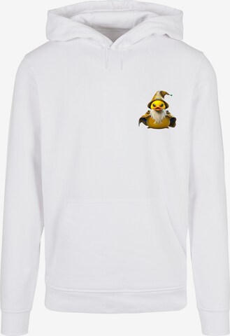 F4NT4STIC Sweatshirt 'Rubber Duck' in Weiß: predná strana